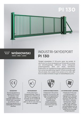 Industriskydeport PI 130