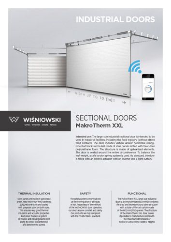 MakroTherm XXL sectional doors (EN)