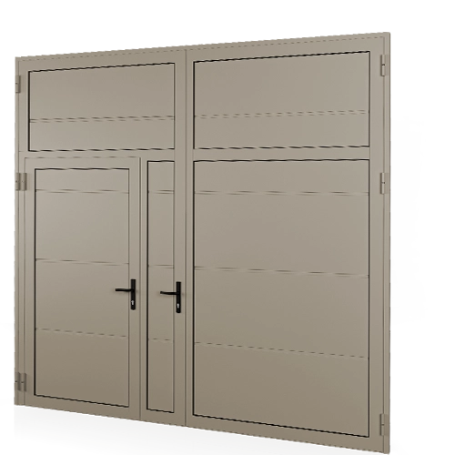 Dobbeltfløjede porte
