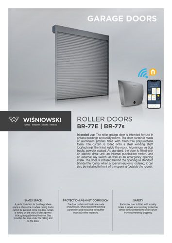 Roller doors BR-77E | BR-77s (EN)
