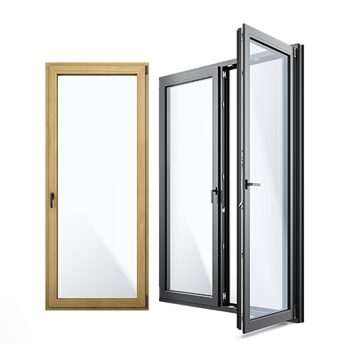 PVC- og aluminiumsvinduer