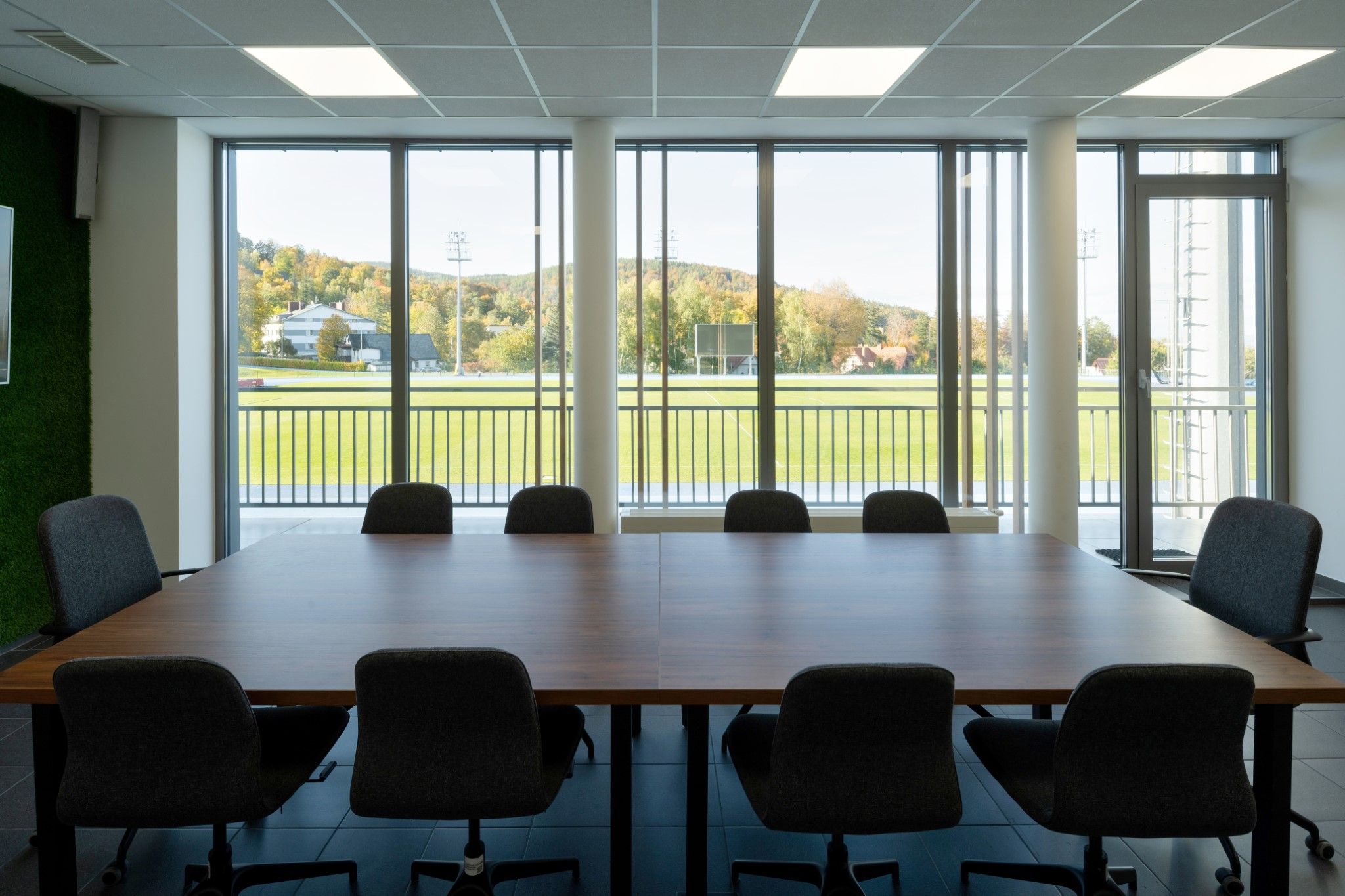 karkonosze udsigt fra et vindue