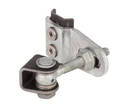 Hængslet er justerbart i fire retninger – 180°