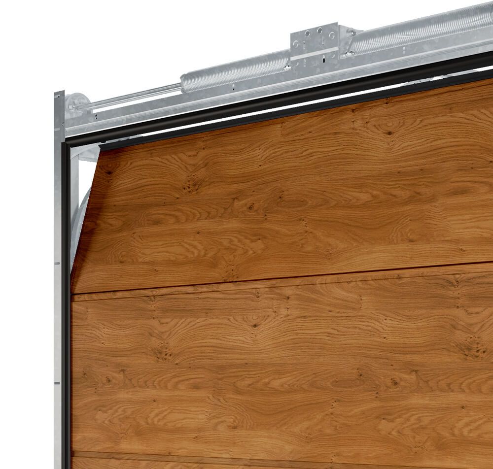 Vipning af det øverste panel